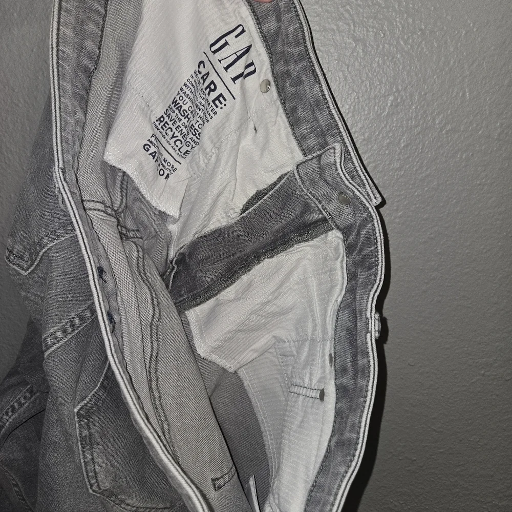 Gap Vintage Slim Sky High Grey Jeans Size 18